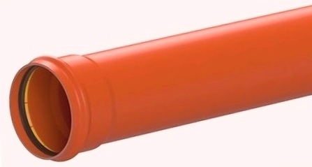 Труба НПВХ серия ПРО SN8 DN 110 х 3,2 (1 м)