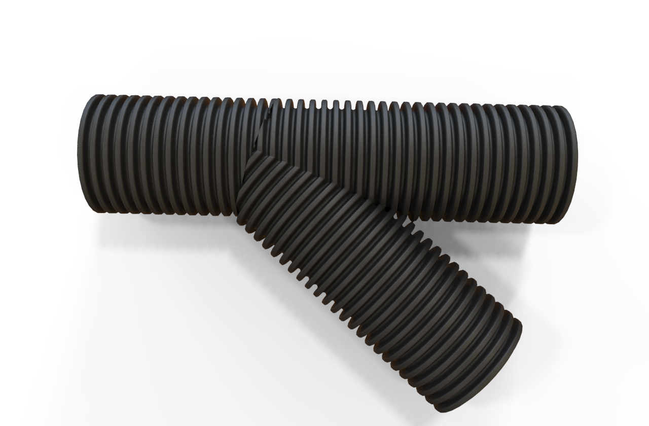 Тройник сварной 45° КОРСИС DN/ID 200