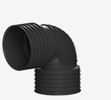 Отвод литой 90° КОРСИС DN/OD 110