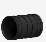 Переход сварной КОРСИС на трубу ПВХ DN/OD 110