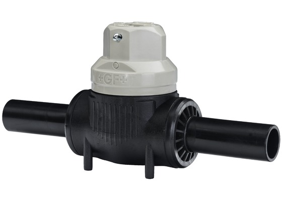 Шаровый кран эл/св ПЭ100 SDR11 DN 25 +GF+