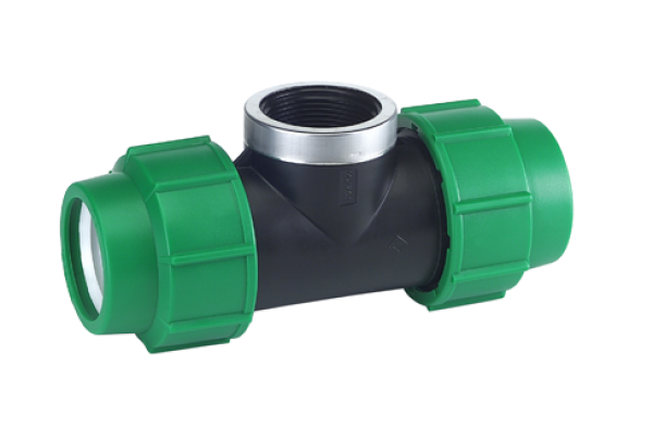 Тройник с ВР компрессионный DN 25 х 3/4" х 25