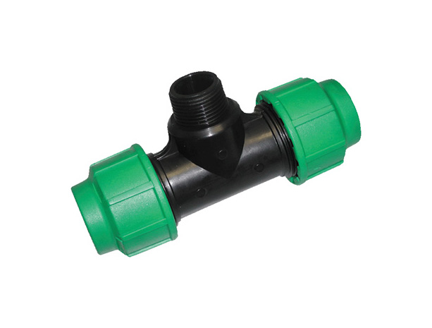 Тройник с НР компрессионный DN 25 х 1/2" х 25