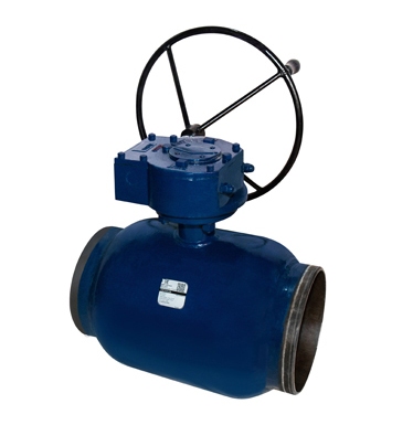 Кран шаровой под приварку с редуктором тип W3530 PN 16 DN 200 Dendor