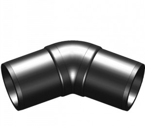 Отвод 45° удлиненный ПЭ100 SDR11 DN 63 (СПИГОТ)