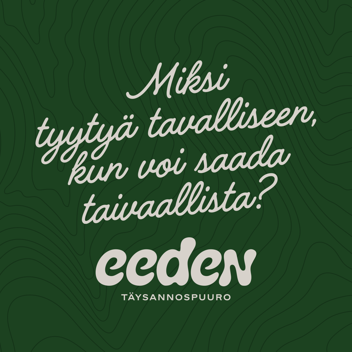 Eeden pop-up - puurobaari / Kinnusen Mylly