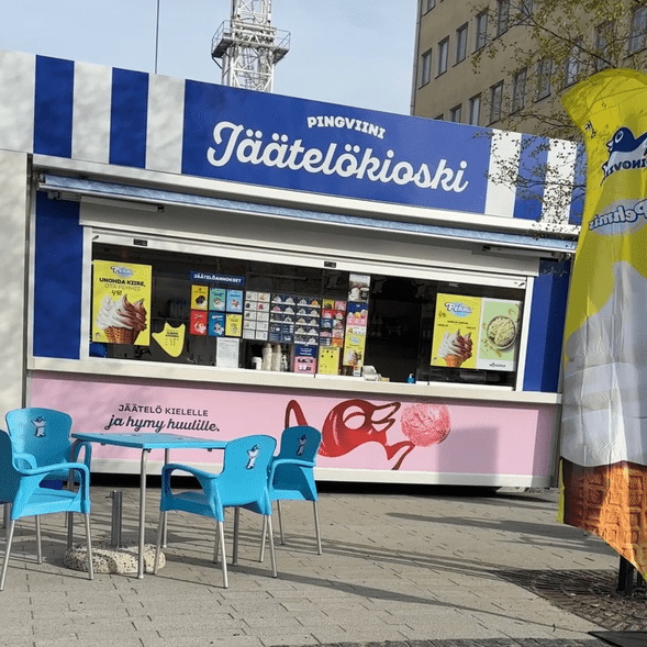 Snellmanin Puiston Pingviini jäätelökioski