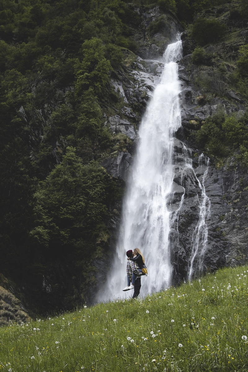 The parcines waterfall