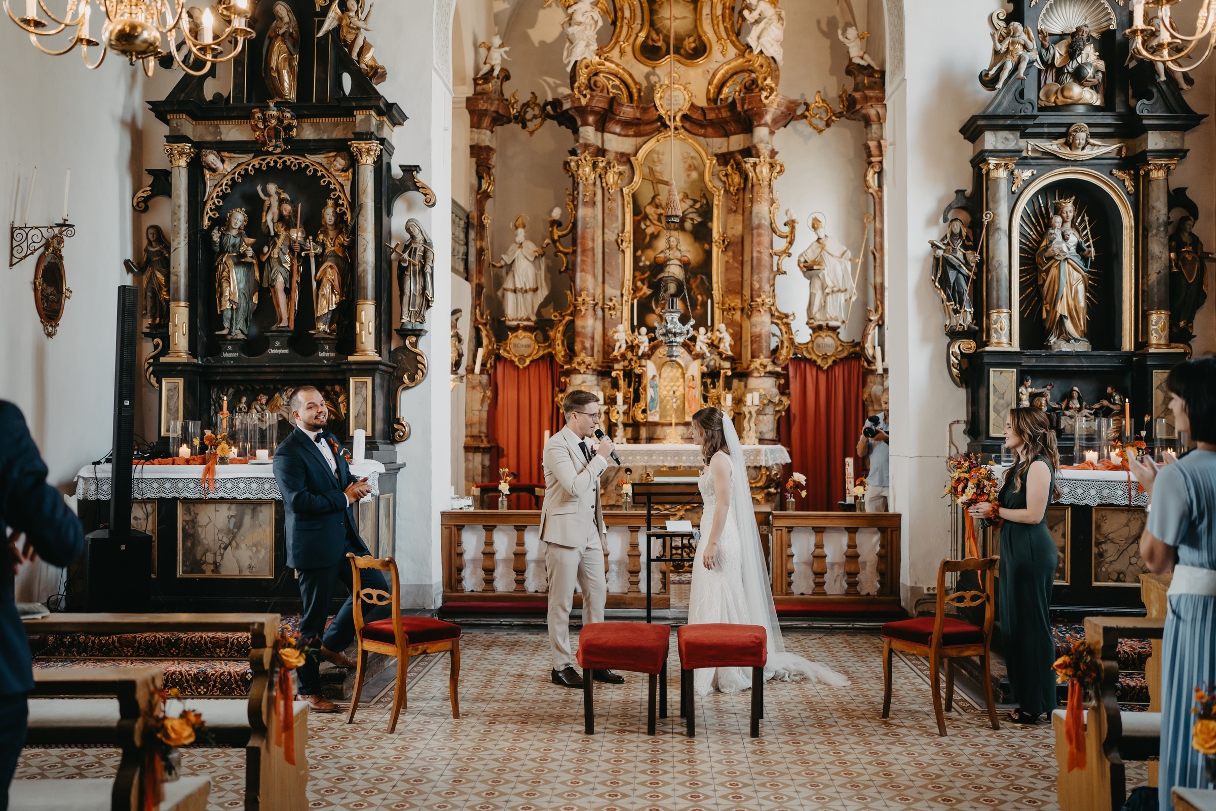 Trauung in barocker Spitalkirche
