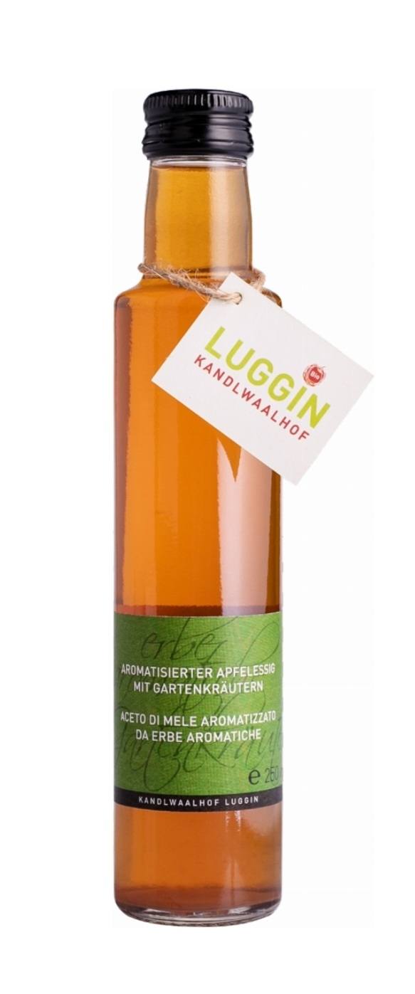 Luggin Kandlwaalhof 
Apfelessig mit Gartenkräutern