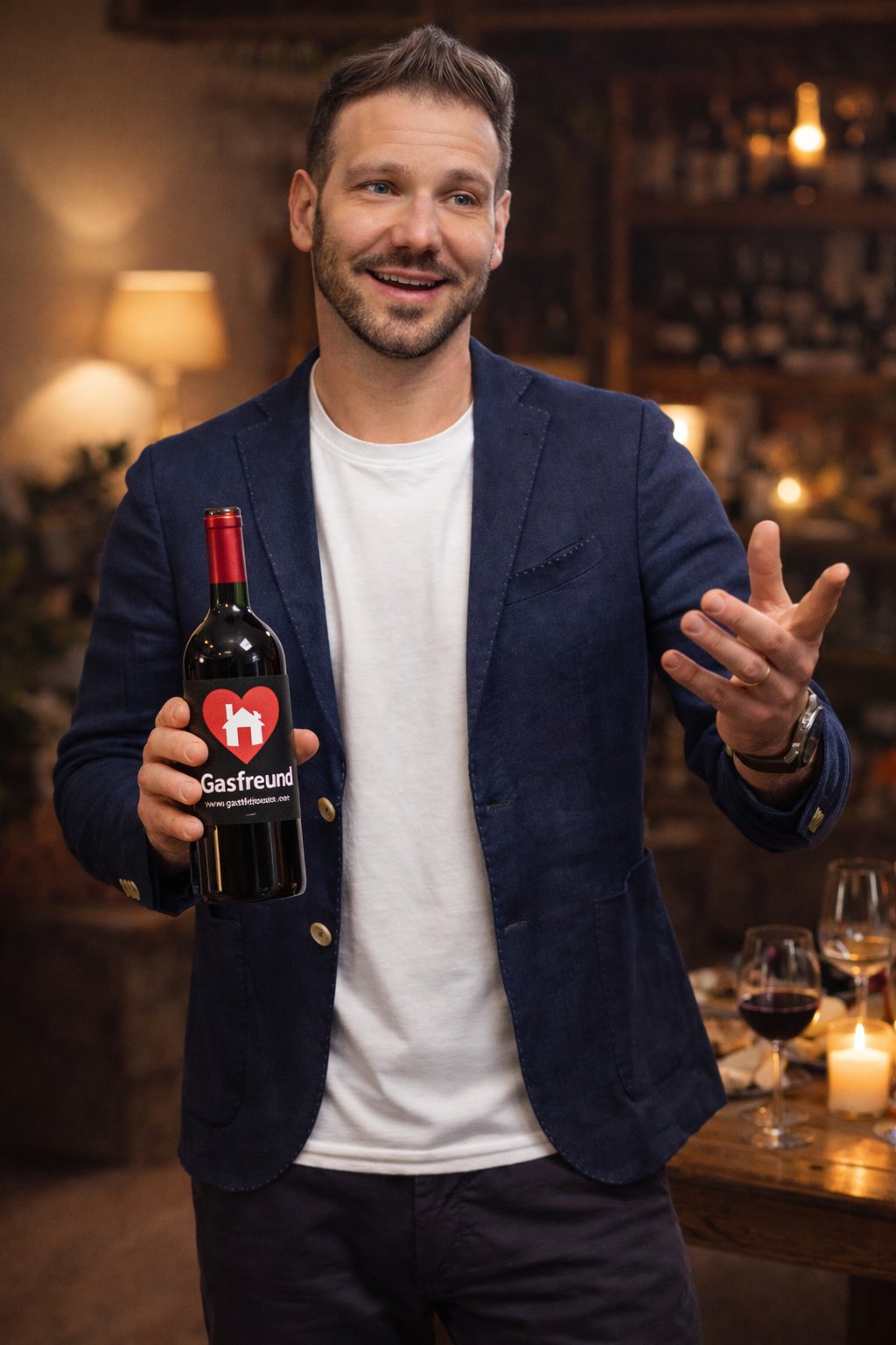 Wine tasting with Richard