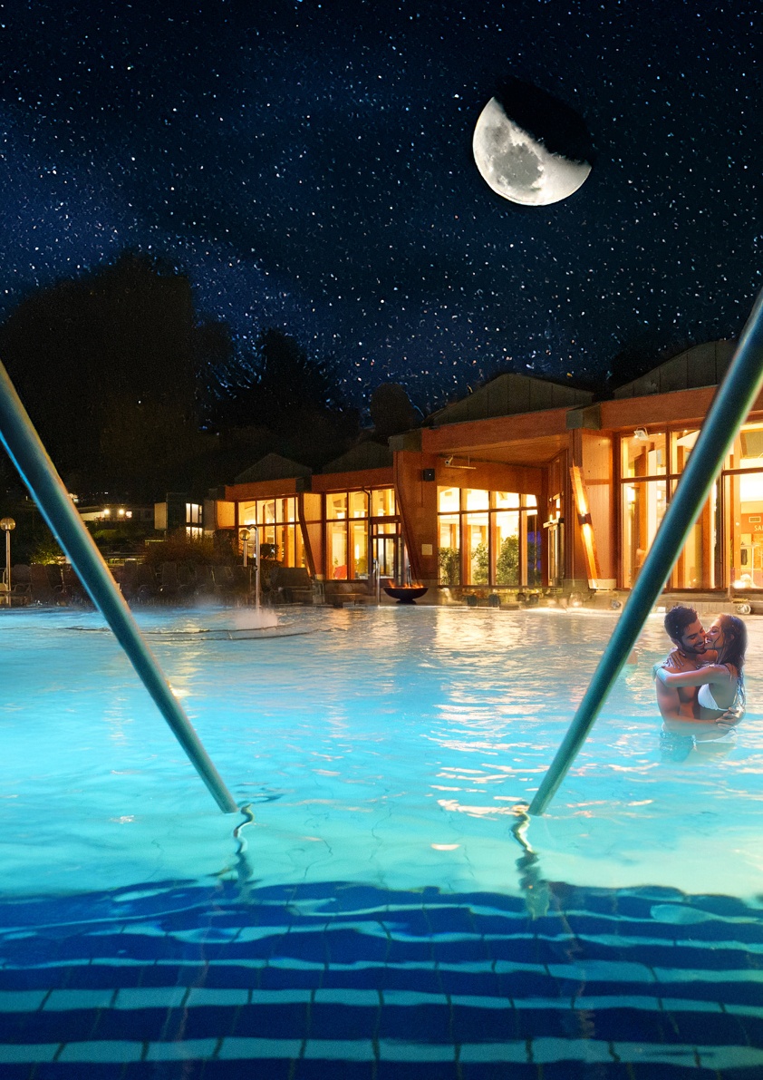 Moonlight swimming