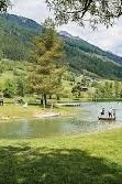Landscape lake in Kampl/Neustift