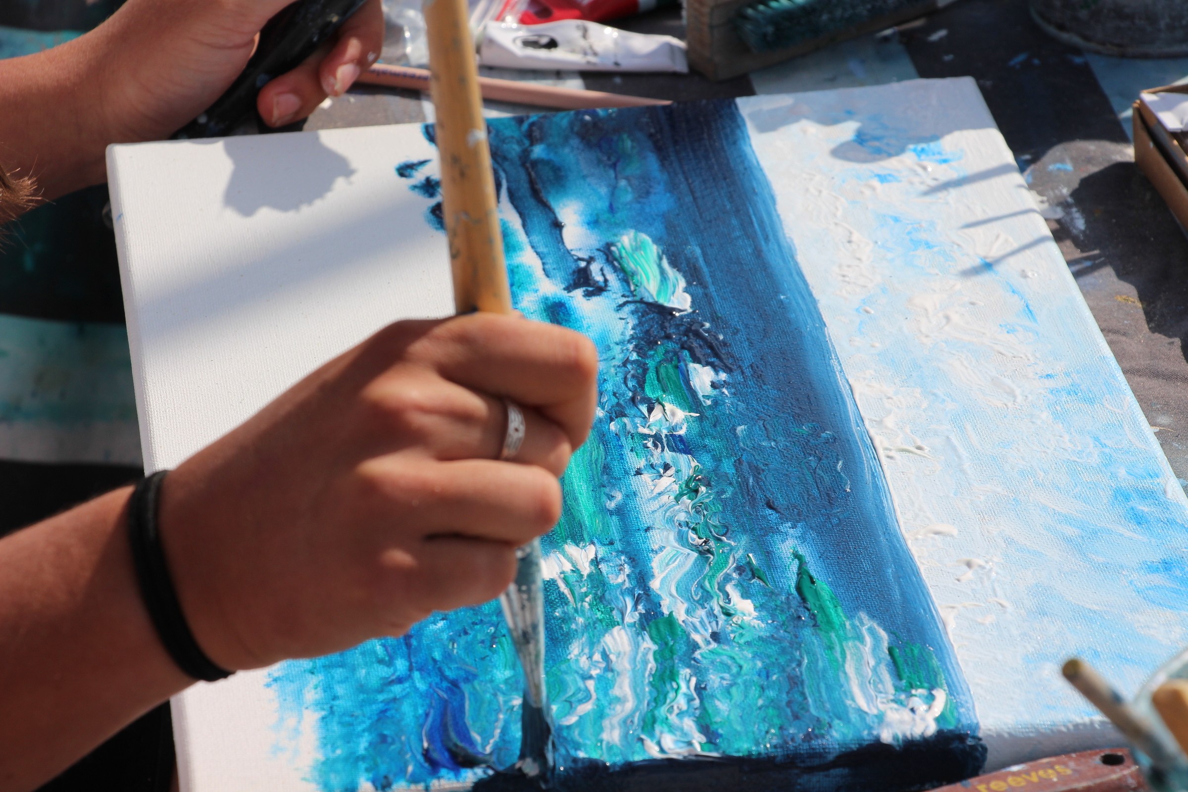 Sea painter - Today I'm going blue! Anyone can paint!