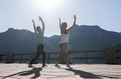 Yoga am Morgen