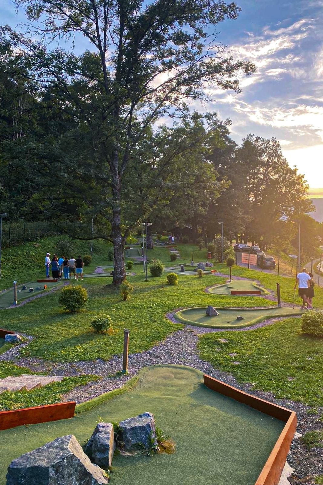 Avontuurlijke minigolfbaan