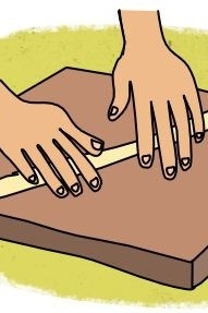Preparazione dell'impasto per il pane su bastone image