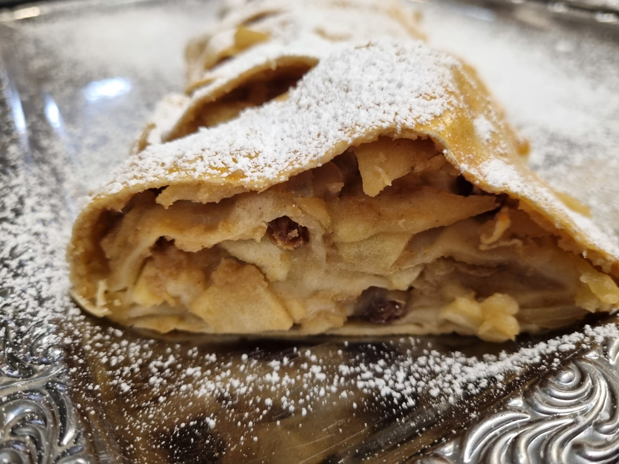 Strudel buffet in the afternoon