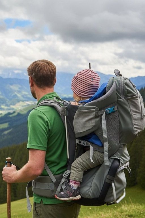 Rückenkraxe - entspannt gemeinsam in den Bergen unterwegs