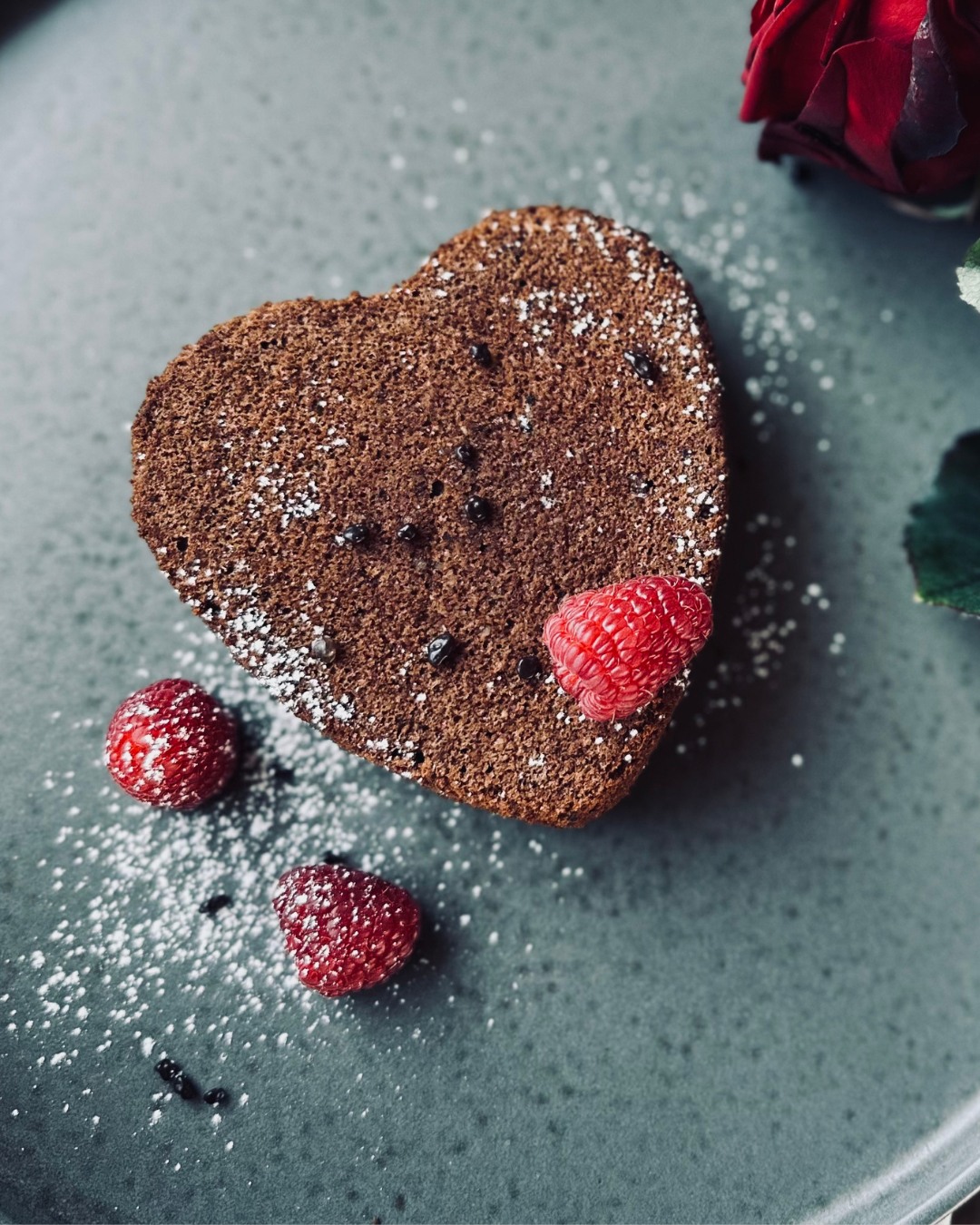 Hausgemachter Herz-Kuchen