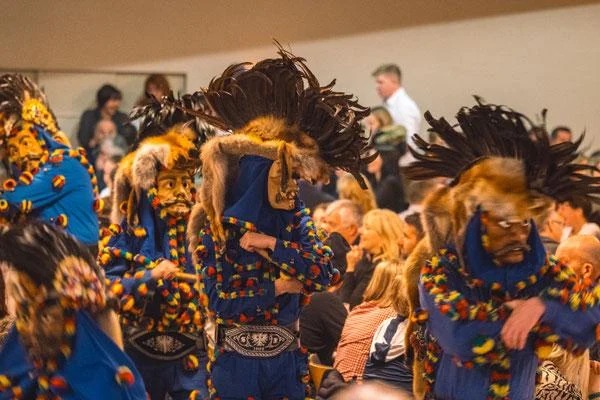 Carnival finale of the Neustift customs group