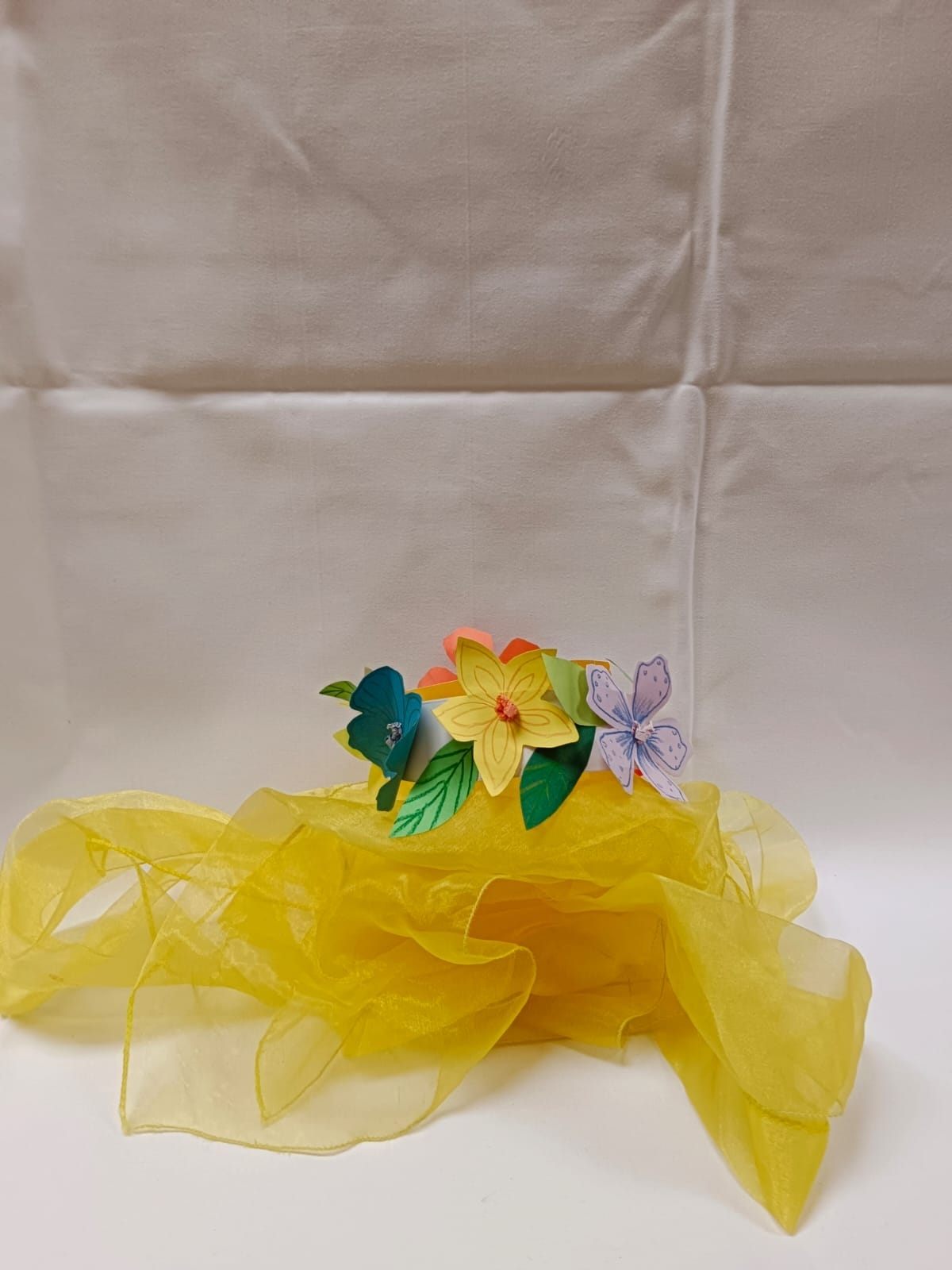 Making a flower crown