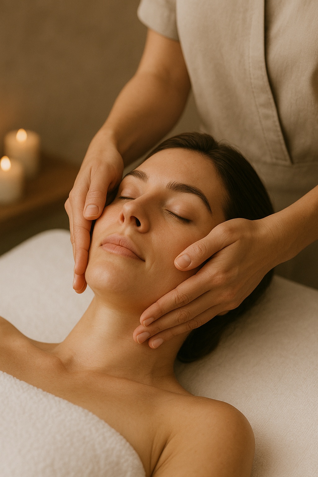 Gesichtsmassage