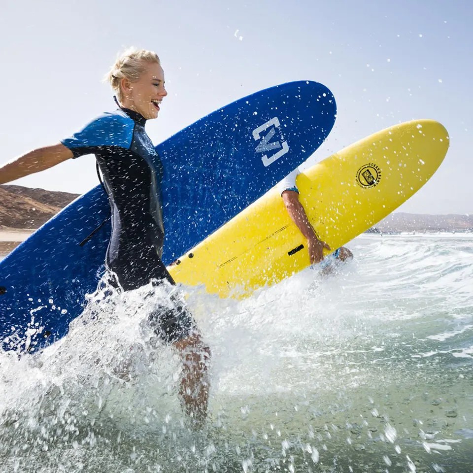 Water sports on the Atlantic - surfing & SUP