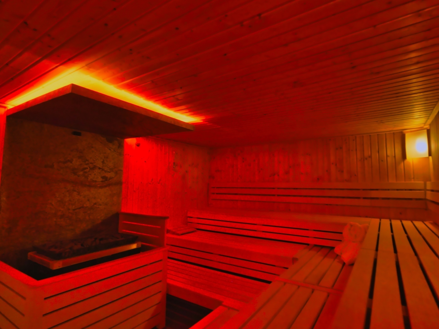 Visit to the sauna in the Sportwelt Radeberg
