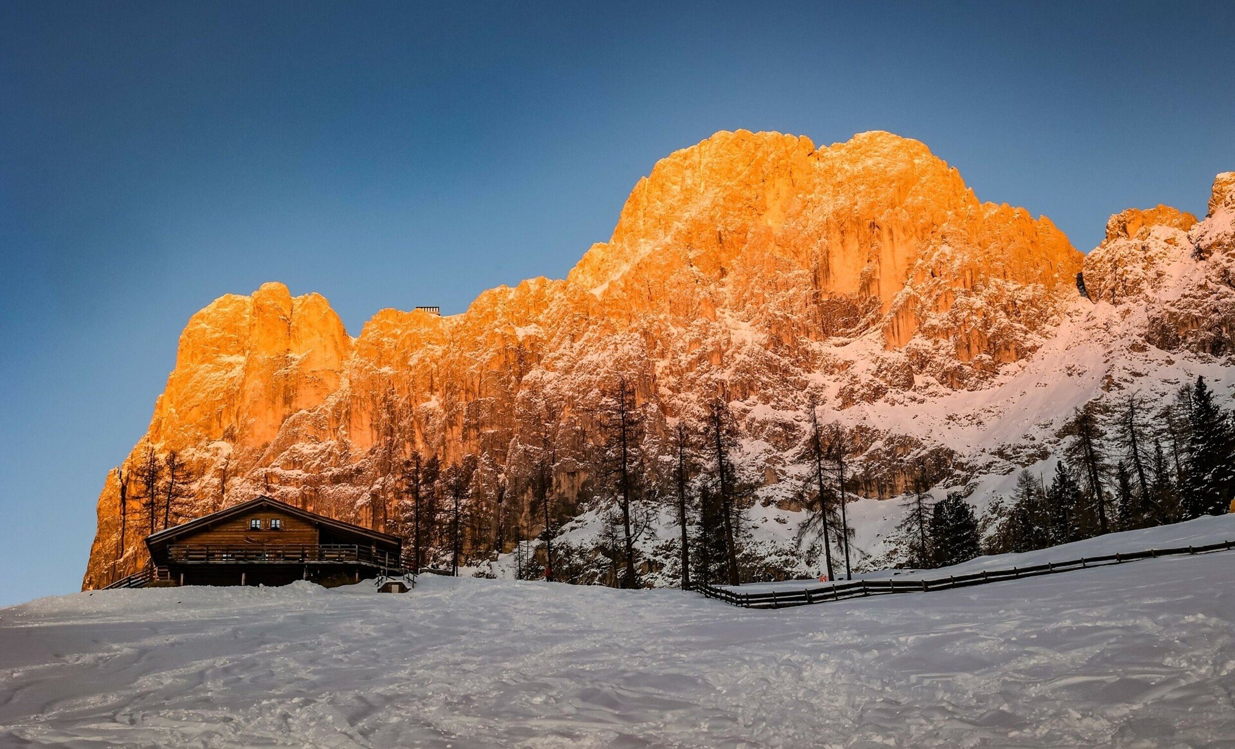 Winterwanderung zur Messnerjoch Hütte