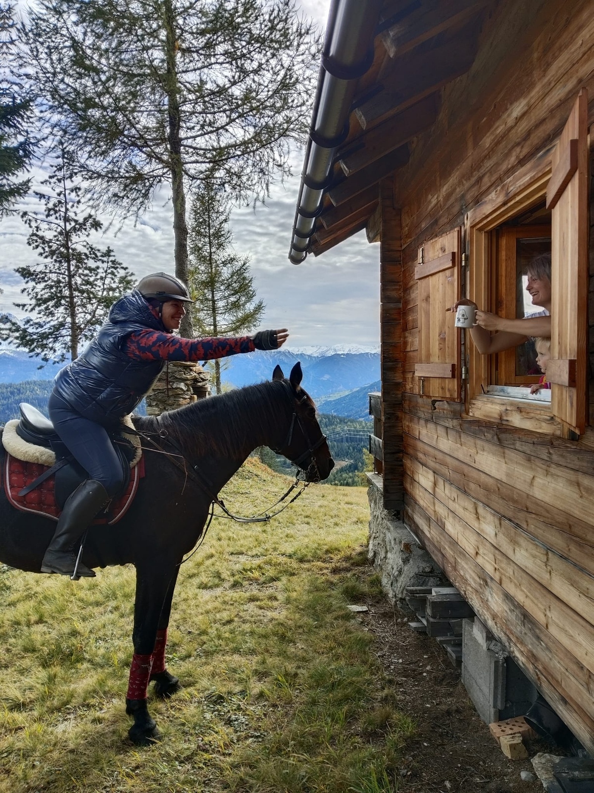 Riding lessons at the Romanasa riding stables