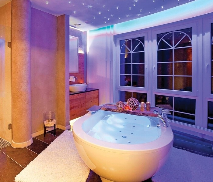 Gourmet bath for two