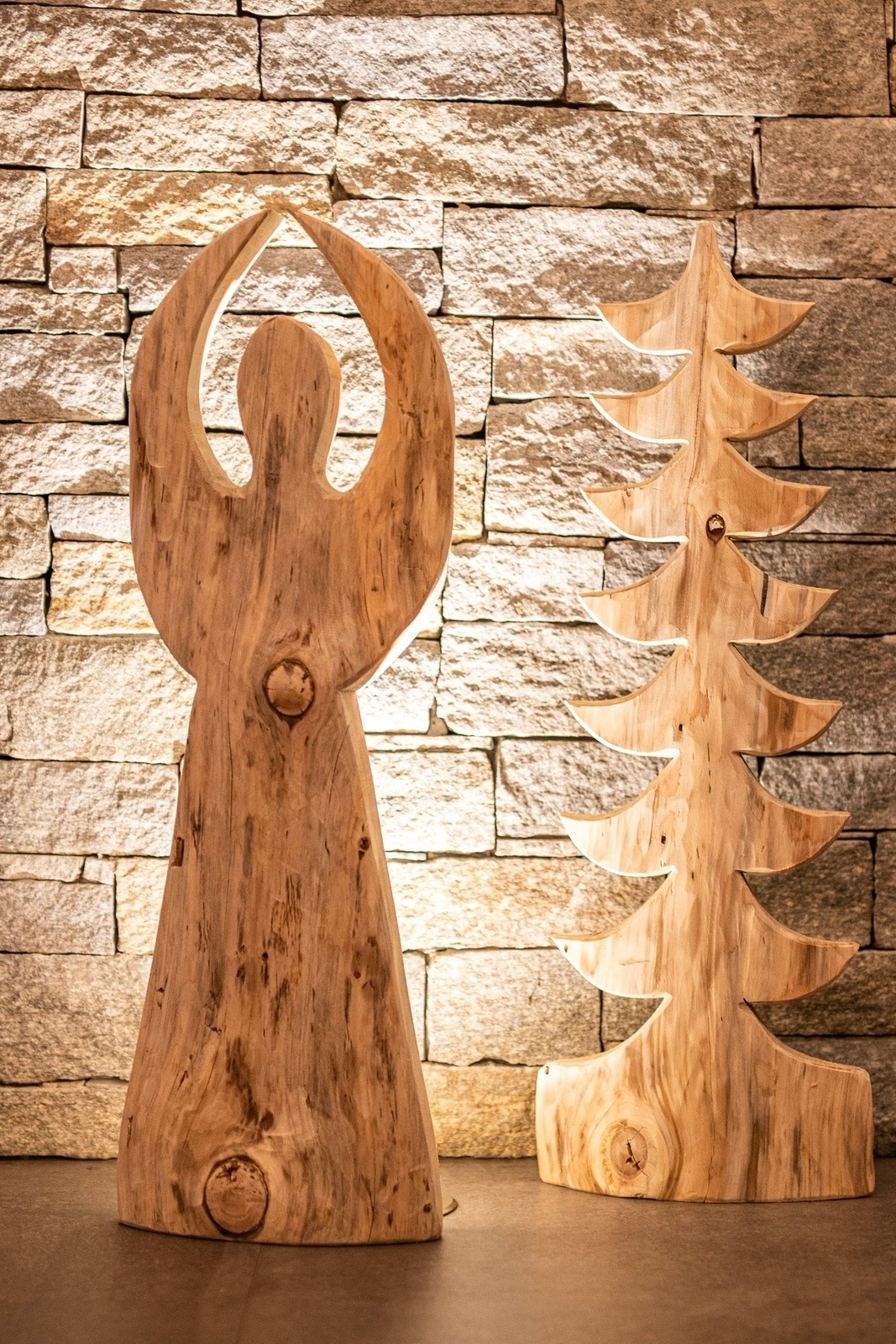 Handgefertige Holzdeko