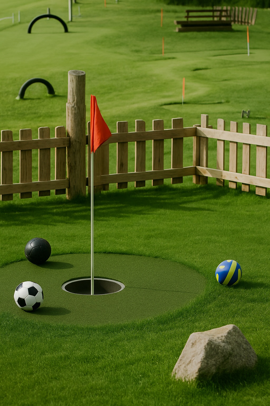 Fußball meets Golf - das Soccer Golf Erlebnis in Wagrain. 