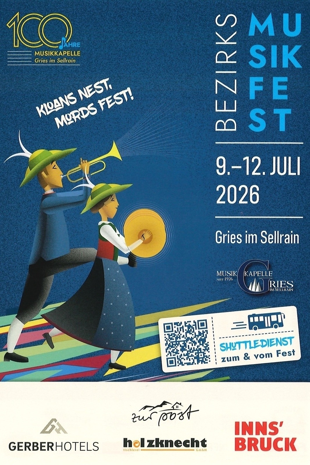 Bezirksmusikfest Gries im Sellrain