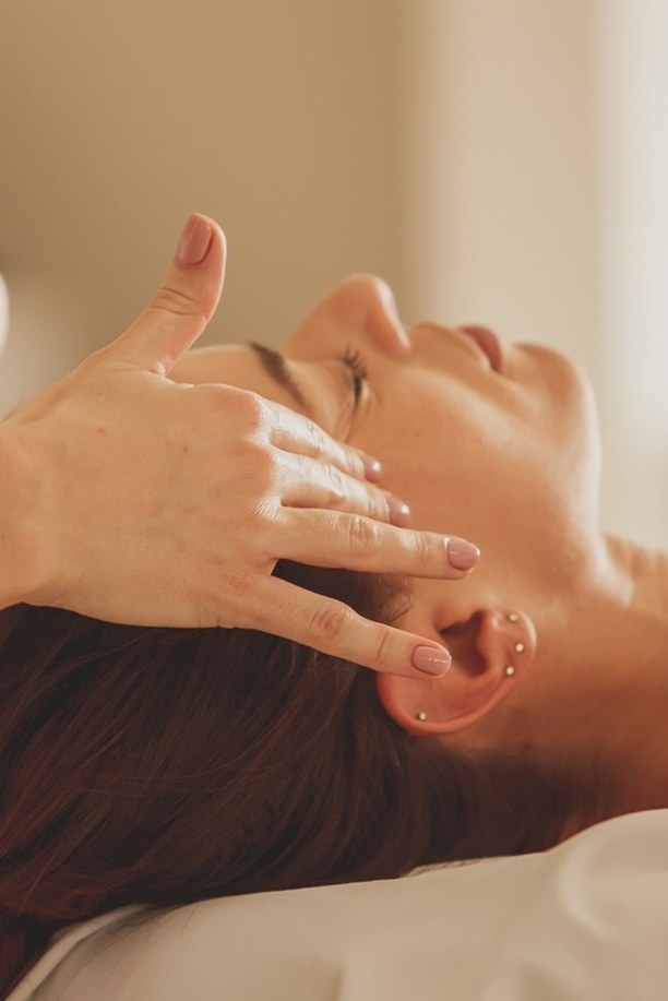Gesichtsmassage