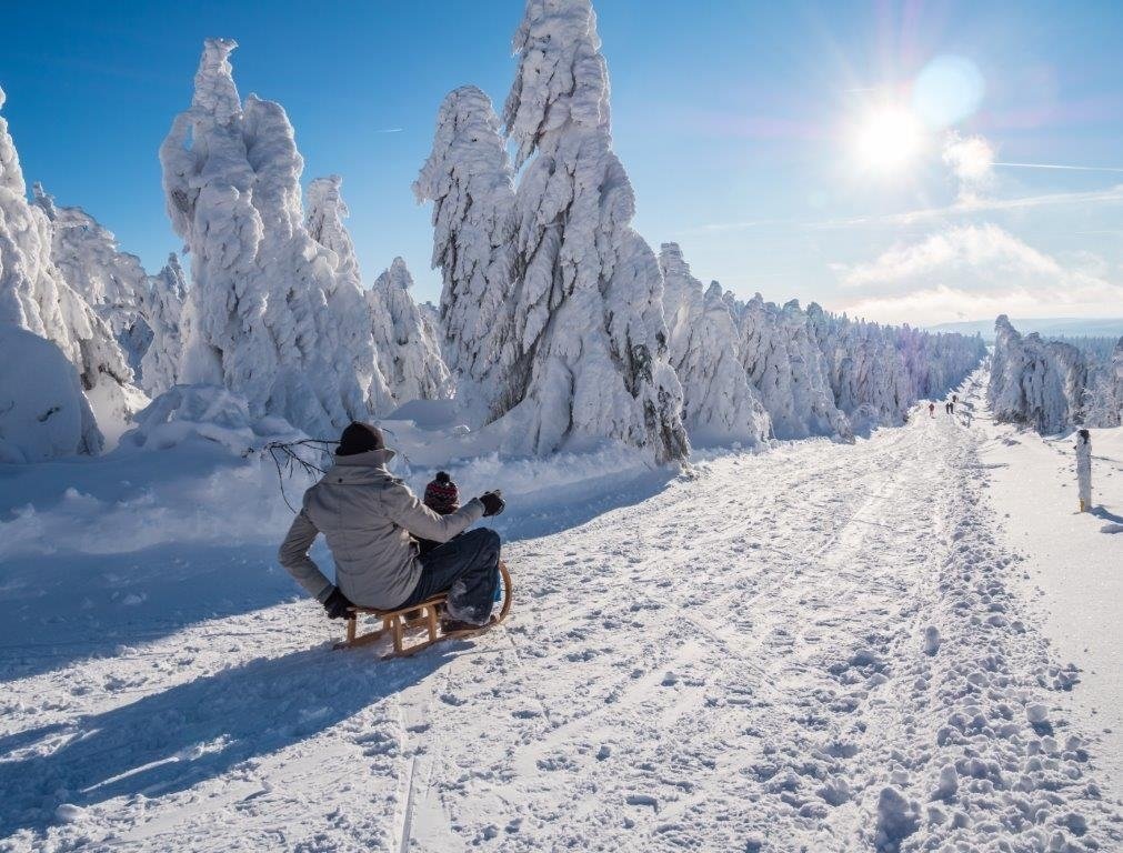 Rodelstrecke vom Fichtelberg – 1,8 km