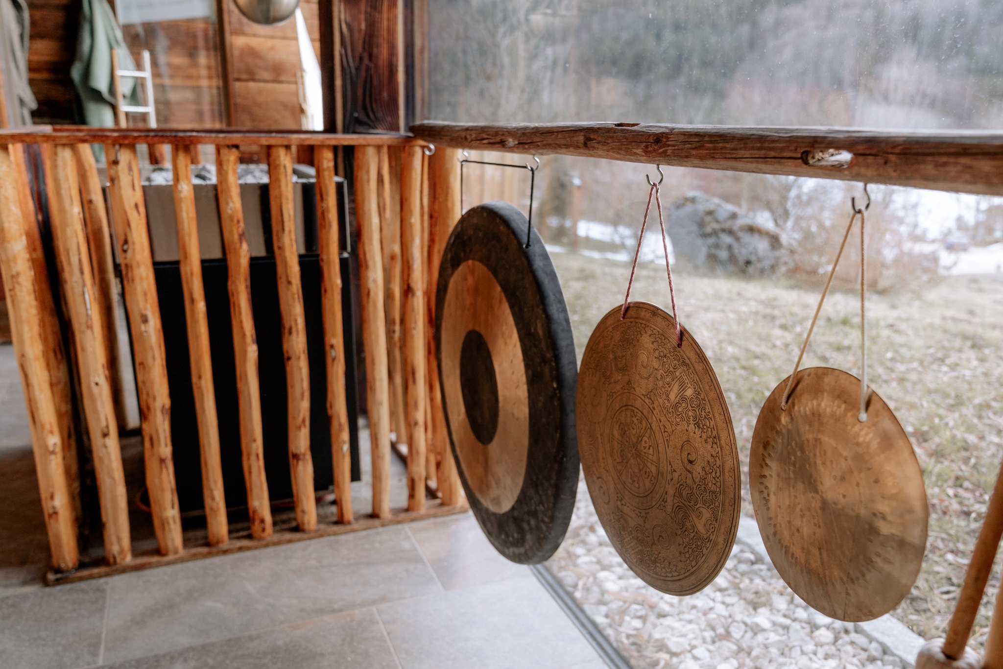 Gong infusion: sonorous relaxation in the sauna