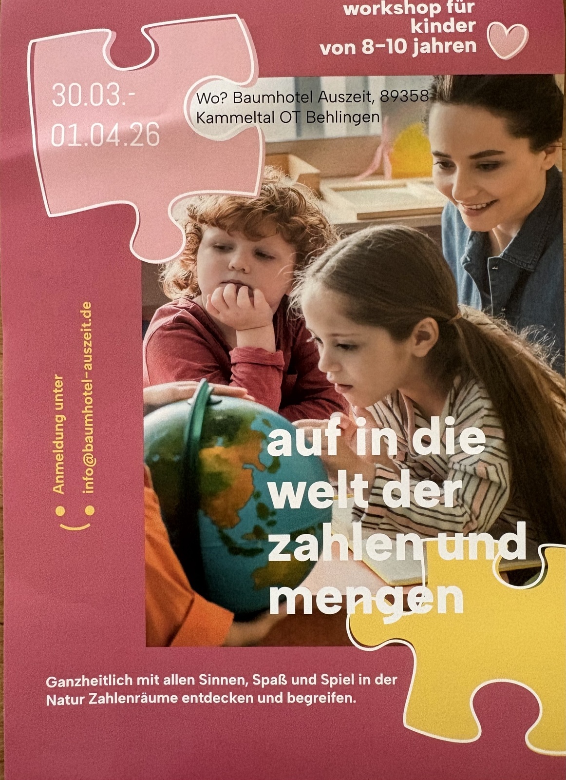 Kinderworkshop Zahlen und Mengen 