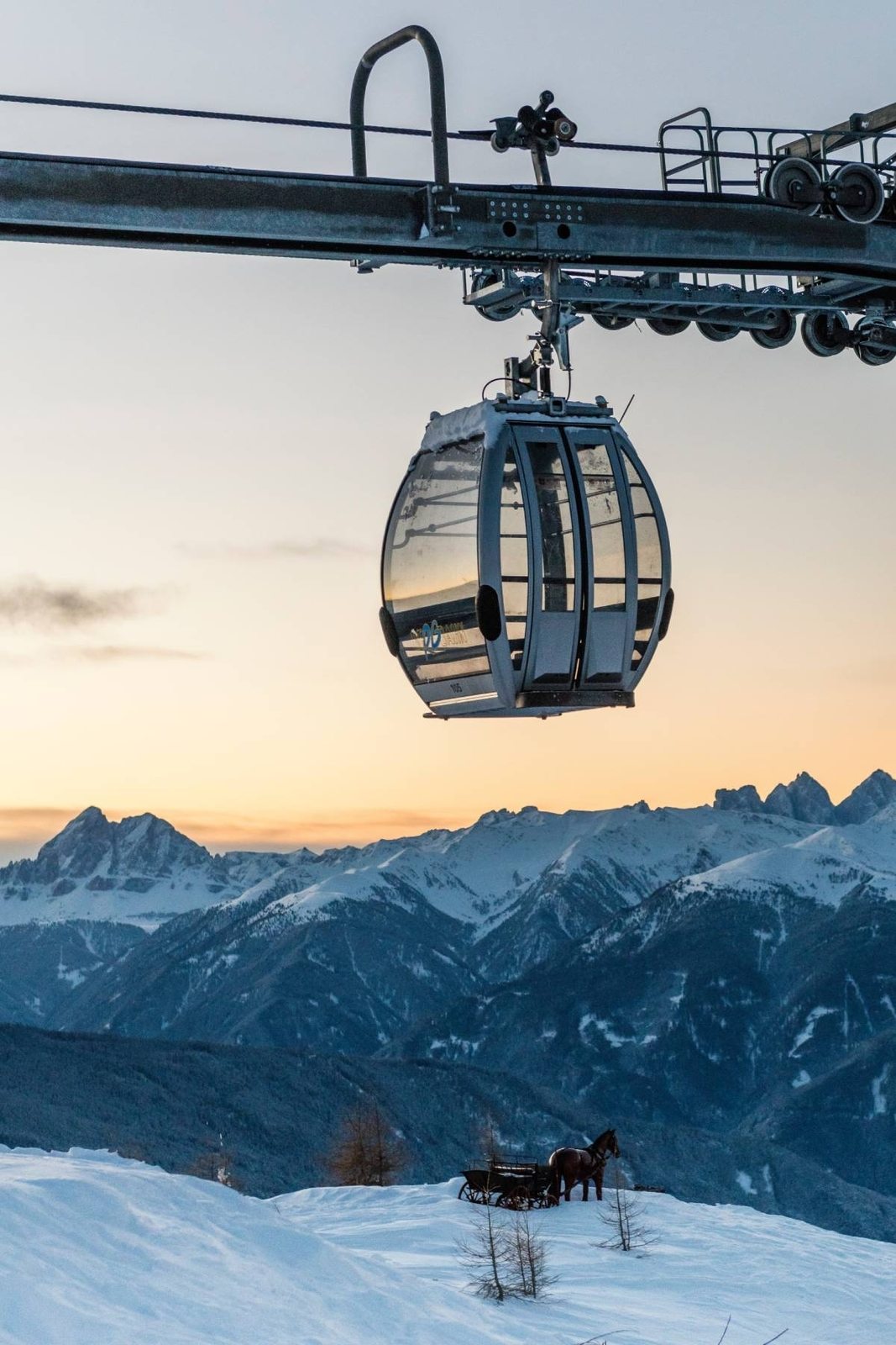 Night ski tours on Gitschberg