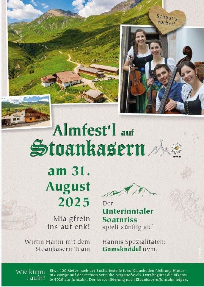 Almfest'l on Stoankasern