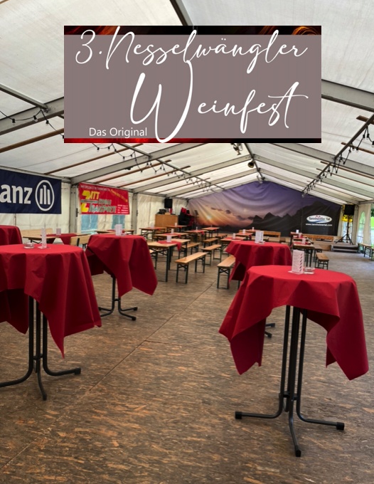 Genuss&Musik: Nesselwängler Weinfest lädt ein! 14.08.26