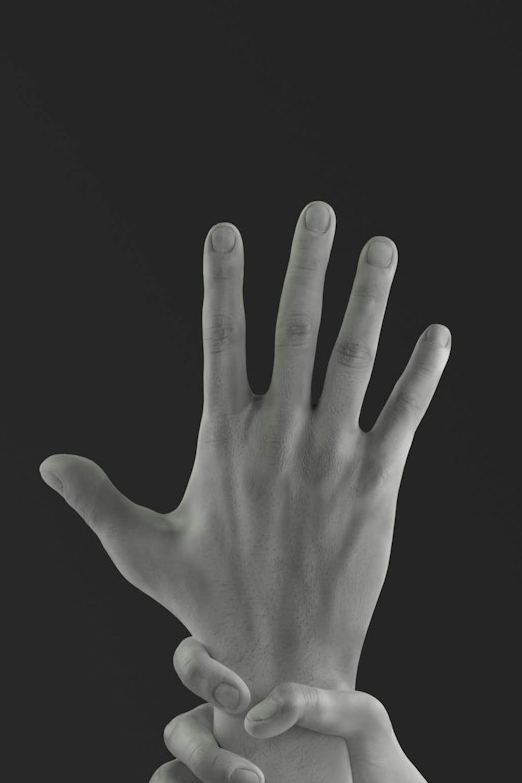 Kosmetische Nagelpflege für Männerhände