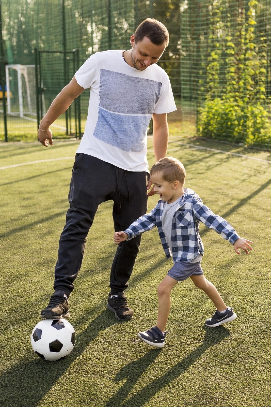 Fussball Eltern vs. Kinder