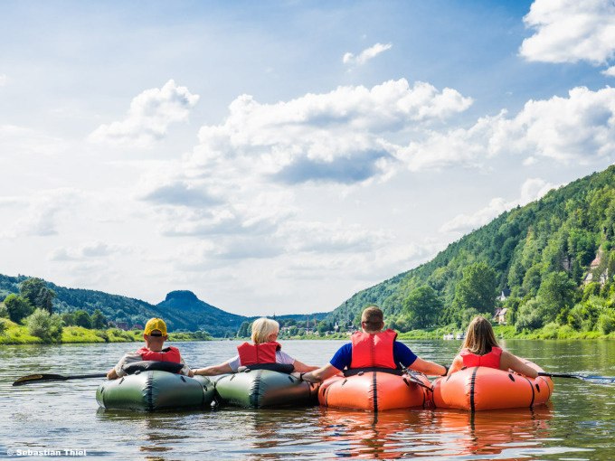 Fluss- und Bergwandertour - Mit dem Packraft unterwegs