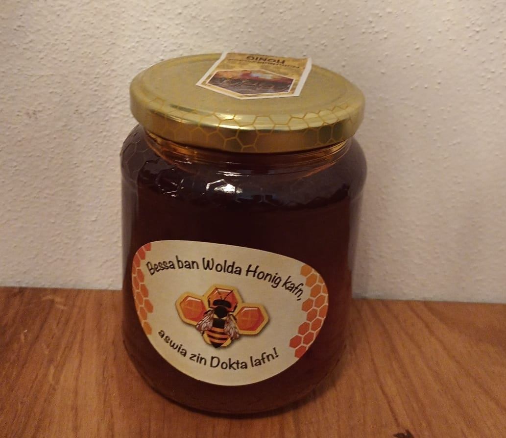 Honig von unserem Nachbar Hansjörg Walder
