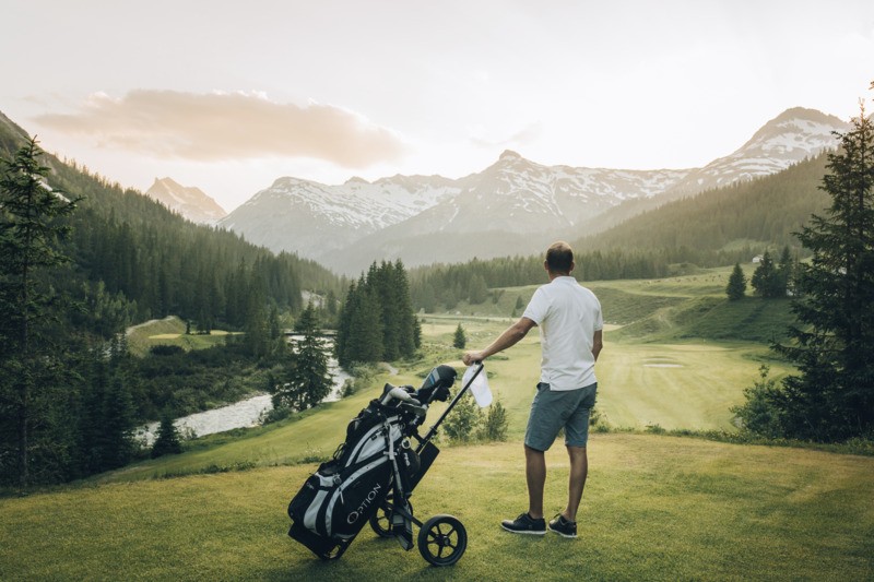 Golfing