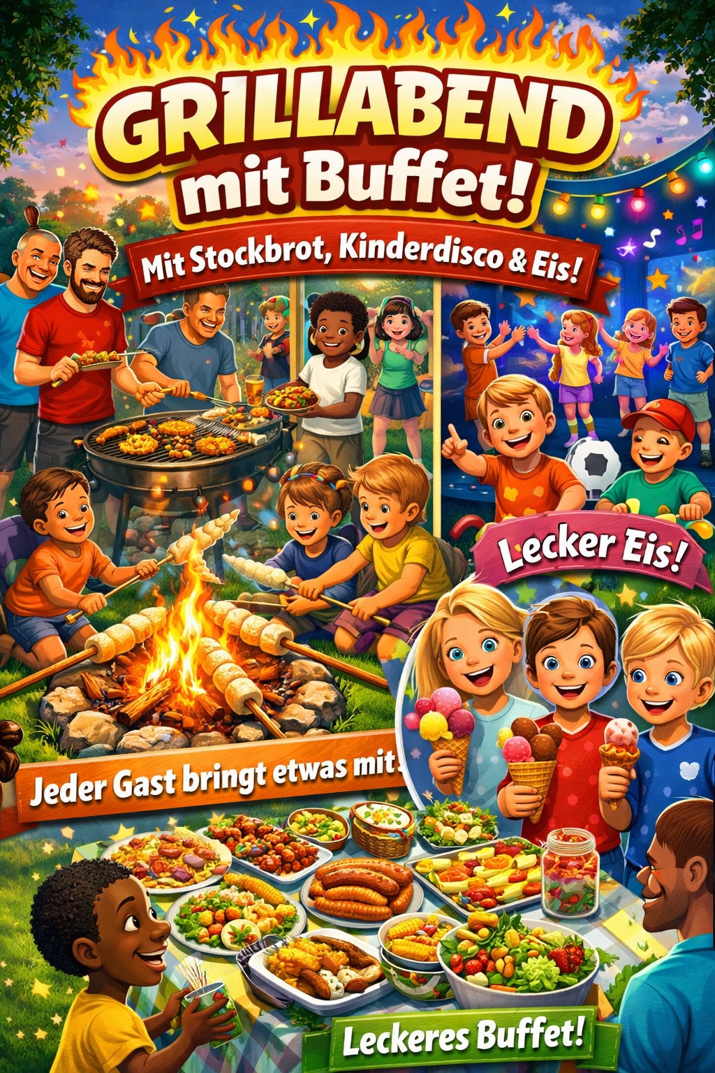 Grillabend mit Familie Lunau