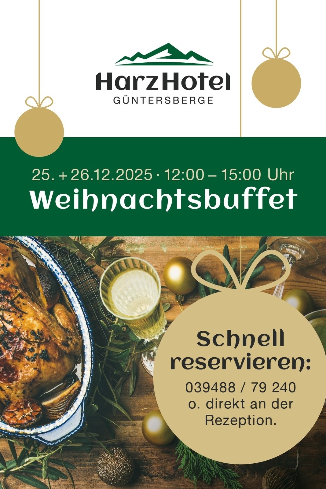 Weihnachtslunch-Buffet