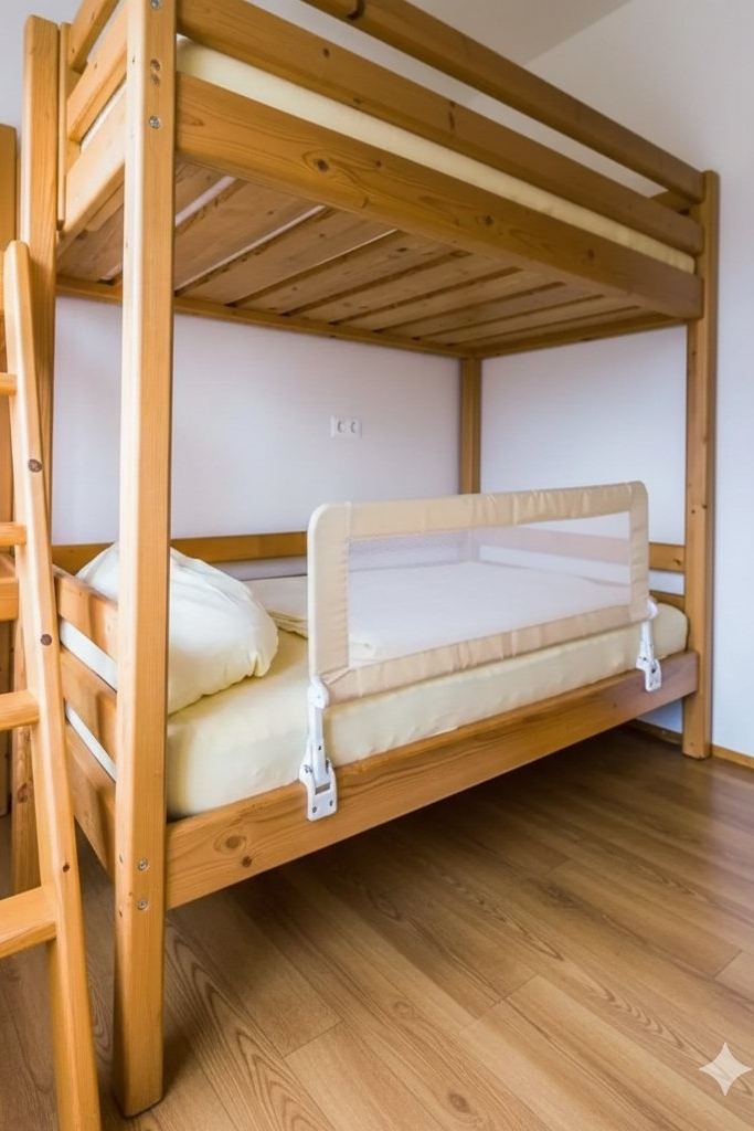 Safe sleeping: fall-out protection for the little ones
